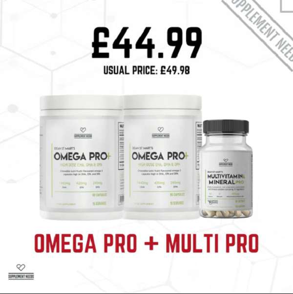 GENERAL HEALTH STACK – OMEGA PRO+ AND MULTIVITAMIN