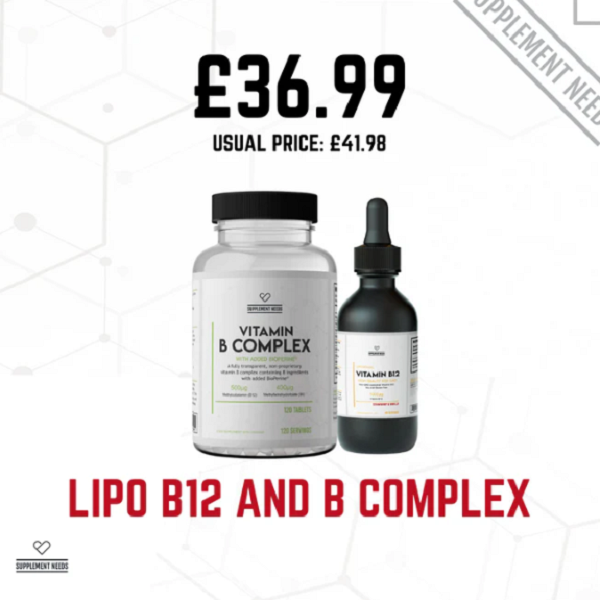 SUPPLEMENT NEEDS ADVANCED B COMPLEX AND LIPOSOMAL B12 STACK