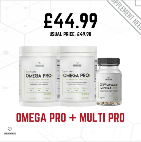GENERAL HEALTH STACK – OMEGA PRO+ AND MULTIVITAMIN